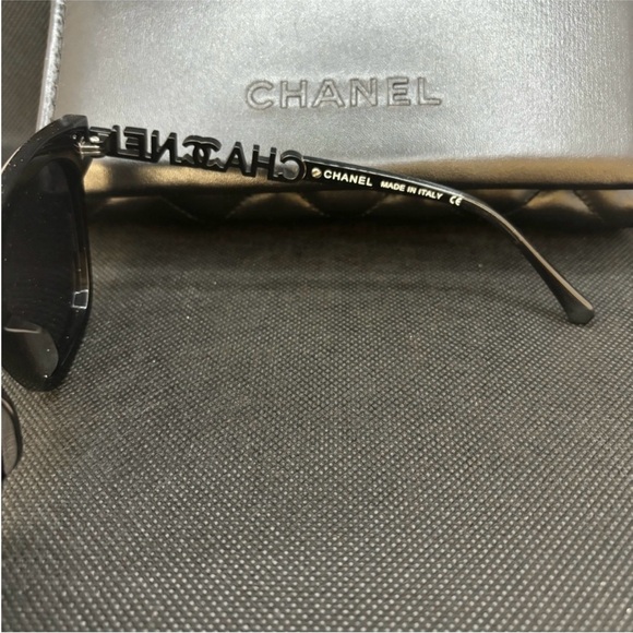 Women’s Black Chanel Sunglasses - Picture 7 of 8